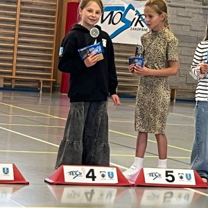 Zdjęcie przedstawi uczniów SMS Zakopane podczas uroczystości podsumowania Lig Zakopiańskich